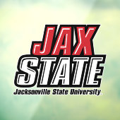 Jacksonville State University JAX STATE Logo Raamsticker (Vel 3)