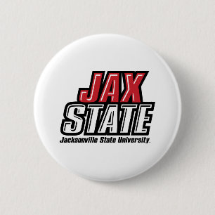 Jacksonville State University JAX STATE Logo Ronde Button 5,7 Cm