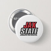 Jacksonville State University JAX STATE Logo Ronde Button 5,7 Cm (Voorkant /achterkant)