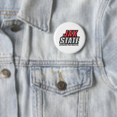 Jacksonville State University JAX STATE Logo Ronde Button 5,7 Cm (In situ)