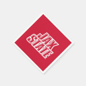 Jacksonville State University JAX STATE Logo Servet (Hoek)