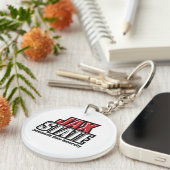 Jacksonville State University JAX STATE Logo Sleutelhanger (Voorkant Rechts)