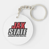 Jacksonville State University JAX STATE Logo Sleutelhanger (Achterkant)