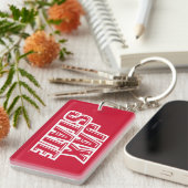 Jacksonville State University JAX STATE Logo Sleutelhanger (Voorkant Rechts)