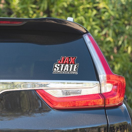Jacksonville State University JAX STATE Logo Sticker (Auto Zijkant)