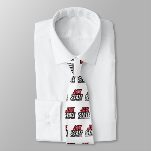 Jacksonville State University JAX STATE Logo Stropdas (Gebonden)