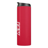 Jacksonville State University JAX STATE Logo Thermosbeker (Geroteerd rechts)