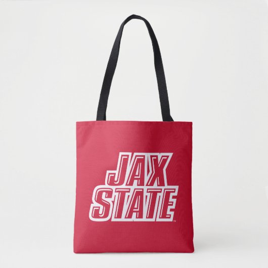 Jacksonville State University JAX STATE Logo Tote Bag (Voorkant)