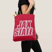 Jacksonville State University JAX STATE Logo Tote Bag (Dichtbij)