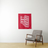 Jacksonville State University JAX STATE Logo Wandkleed (In situ)
