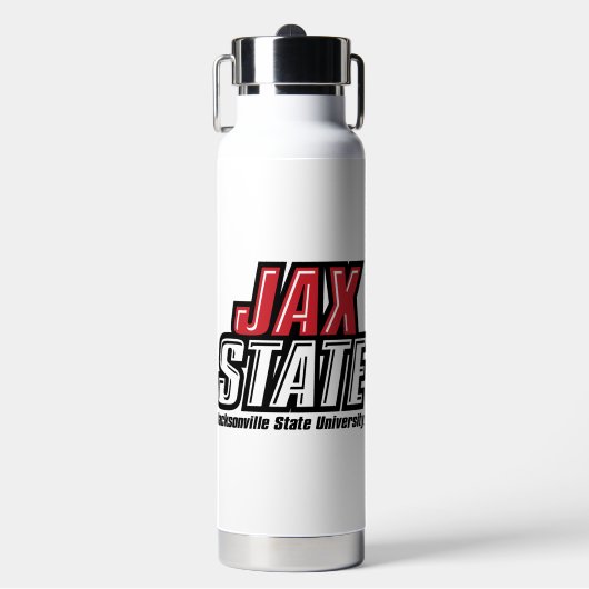Jacksonville State University JAX STATE Logo Waterfles (Voorkant)