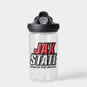 Jacksonville State University JAX STATE Logo Waterfles