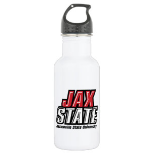Jacksonville State University JAX STATE Logo Waterfles