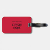 Jacksonville State University JAX STATE Vetgedrukt Bagagelabel (Achterkant horizontaal)