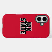 Jacksonville State University JAX STATE Vetgedrukt Case-Mate iPhone Case (Achterkant (horizontaal))