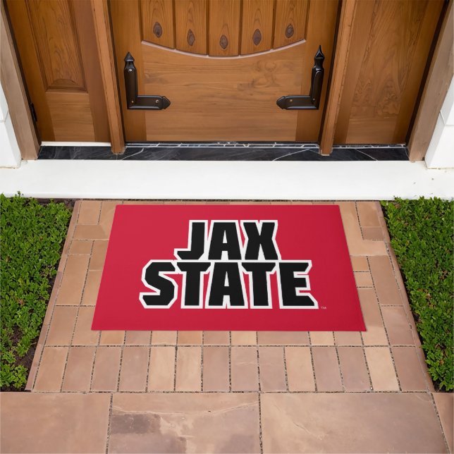 Jacksonville State University JAX STATE Vetgedrukt Deurmat (Buiten)
