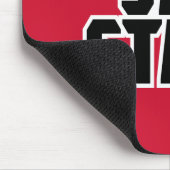 Jacksonville State University JAX STATE Vetgedrukt Muismat (Hoek)