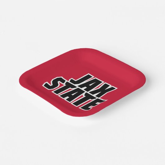Jacksonville State University JAX STATE Vetgedrukt Papieren Bordje (Gebogen)