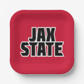 Jacksonville State University JAX STATE Vetgedrukt Papieren Bordje (Voorkant)