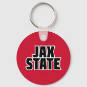 Jacksonville State University JAX STATE Vetgedrukt Sleutelhanger (Voorkant)