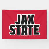 Jacksonville State University JAX STATE Vetgedrukt Spandoek (Horizontaal)