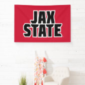 Jacksonville State University JAX STATE Vetgedrukt Spandoek (Insitu)