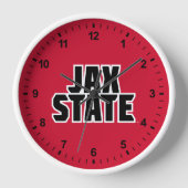 Jacksonville State University JAX STATE Vette Teks (Voorkant)