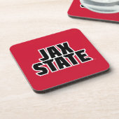 Jacksonville State University JAX STATE Vette Teks Bier Onderzetter (Linkerzijde)