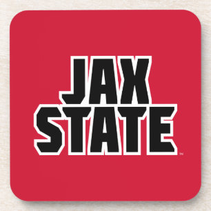 Jacksonville State University JAX STATE Vette Teks Bier Onderzetter