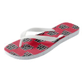 Jacksonville State University JAX STATE Vette Teks Teenslippers (Schuin)