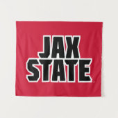 Jacksonville State University JAX STATE Vette Teks Wandkleed (Voorkant (horizontaal))