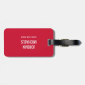 Jacksonville State University Klassieke JSU brief Bagagelabel (Achterkant horizontaal)