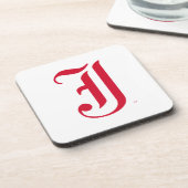 Jacksonville State University Klassieke JSU brief Bier Onderzetter (Linkerzijde)