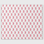 Jacksonville State University Klassieke JSU brief Cadeaupapier (Vlak)