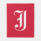 Jacksonville State University Klassieke JSU brief Fleece Deken (Voorkant)