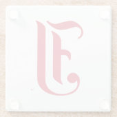 Jacksonville State University Klassieke JSU brief Glazen Onderzetter (Achterkant)