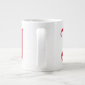 Jacksonville State University Klassieke JSU brief Grote Koffiekop (Achterkant)