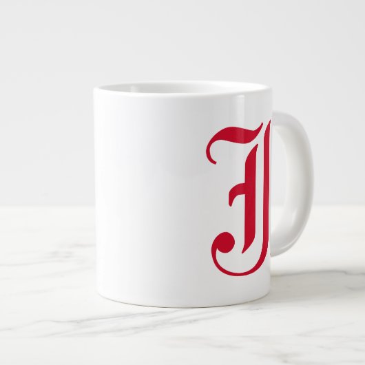 Jacksonville State University Klassieke JSU brief Grote Koffiekop (Voorkant rechts)