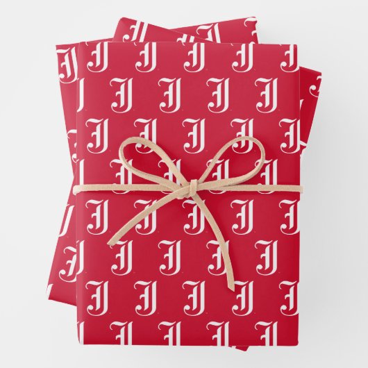 Jacksonville State University Klassieke JSU brief Inpakpapier Vel (In situ)