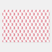 Jacksonville State University Klassieke JSU brief Inpakpapier Vel (Voorkant 2)