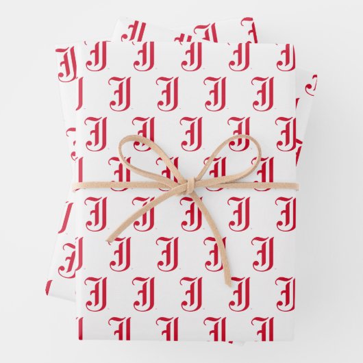 Jacksonville State University Klassieke JSU brief Inpakpapier Vel (In situ)