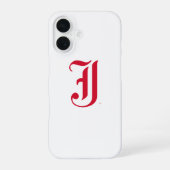 Jacksonville State University Klassieke JSU brief iPhone 16 Hoesje (Achterkant)
