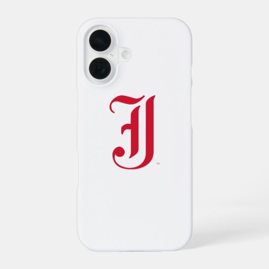 Jacksonville State University Klassieke JSU brief iPhone 16 Hoesje (Achterkant)