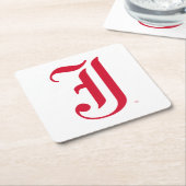 Jacksonville State University Klassieke JSU brief Kartonnen Onderzetters (Schuin)