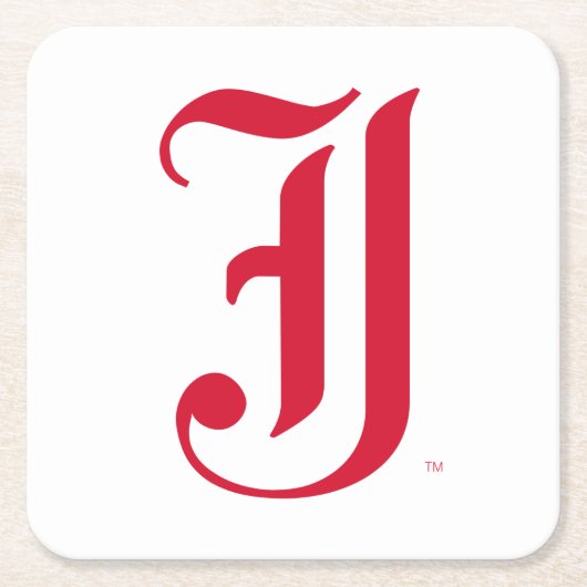 Jacksonville State University Klassieke JSU brief Kartonnen Onderzetters (Voorkant)