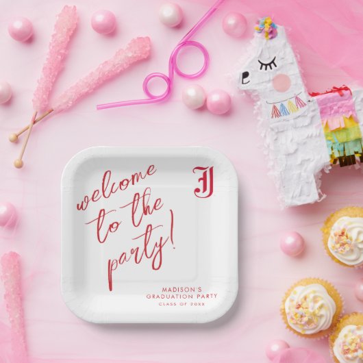 Jacksonville State University Klassieke JSU brief Papieren Bordje (Feest)