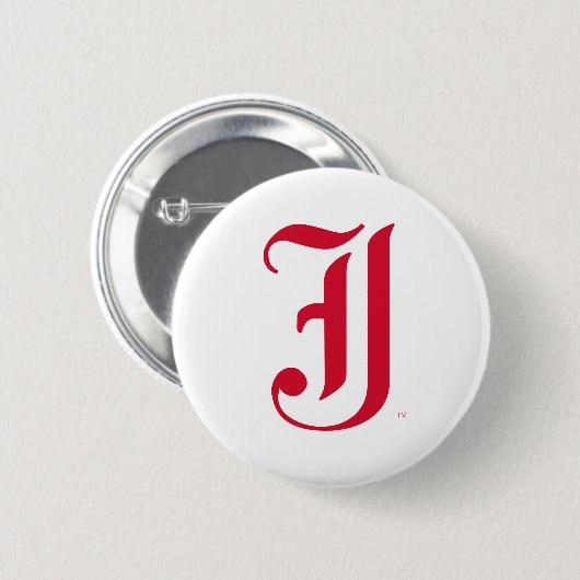 Jacksonville State University Klassieke JSU brief Ronde Button 5,7 Cm (Voorkant /achterkant)