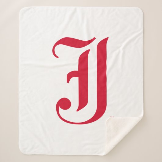 Jacksonville State University Klassieke JSU brief Sherpa Deken (Voorkant)