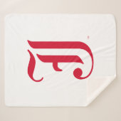 Jacksonville State University Klassieke JSU brief Sherpa Deken (Voorkant (horizontaal))