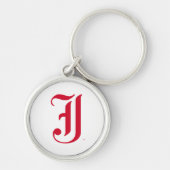 Jacksonville State University Klassieke JSU brief Sleutelhanger (Voorkant)